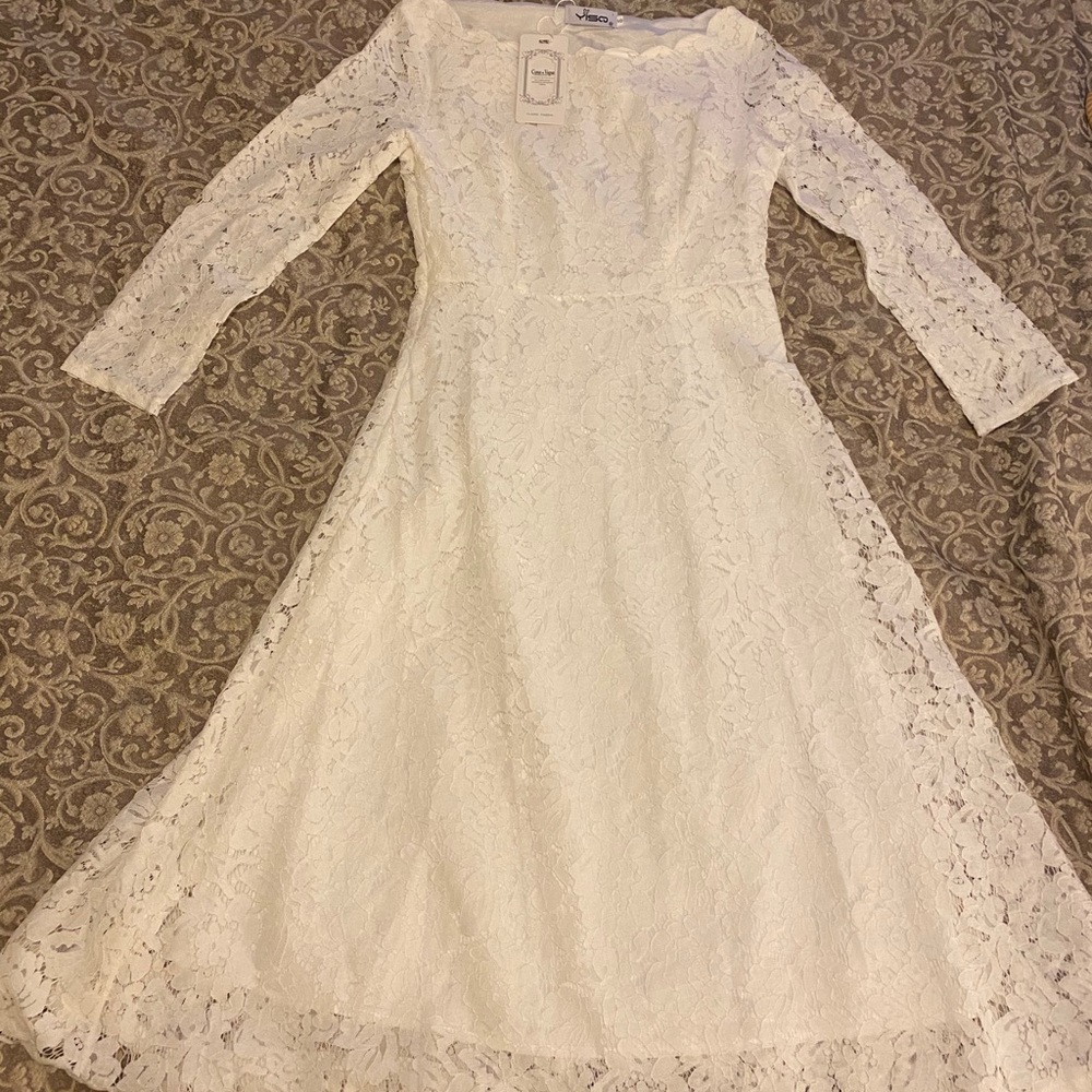 NWT Lace Midi Yiso Dress
